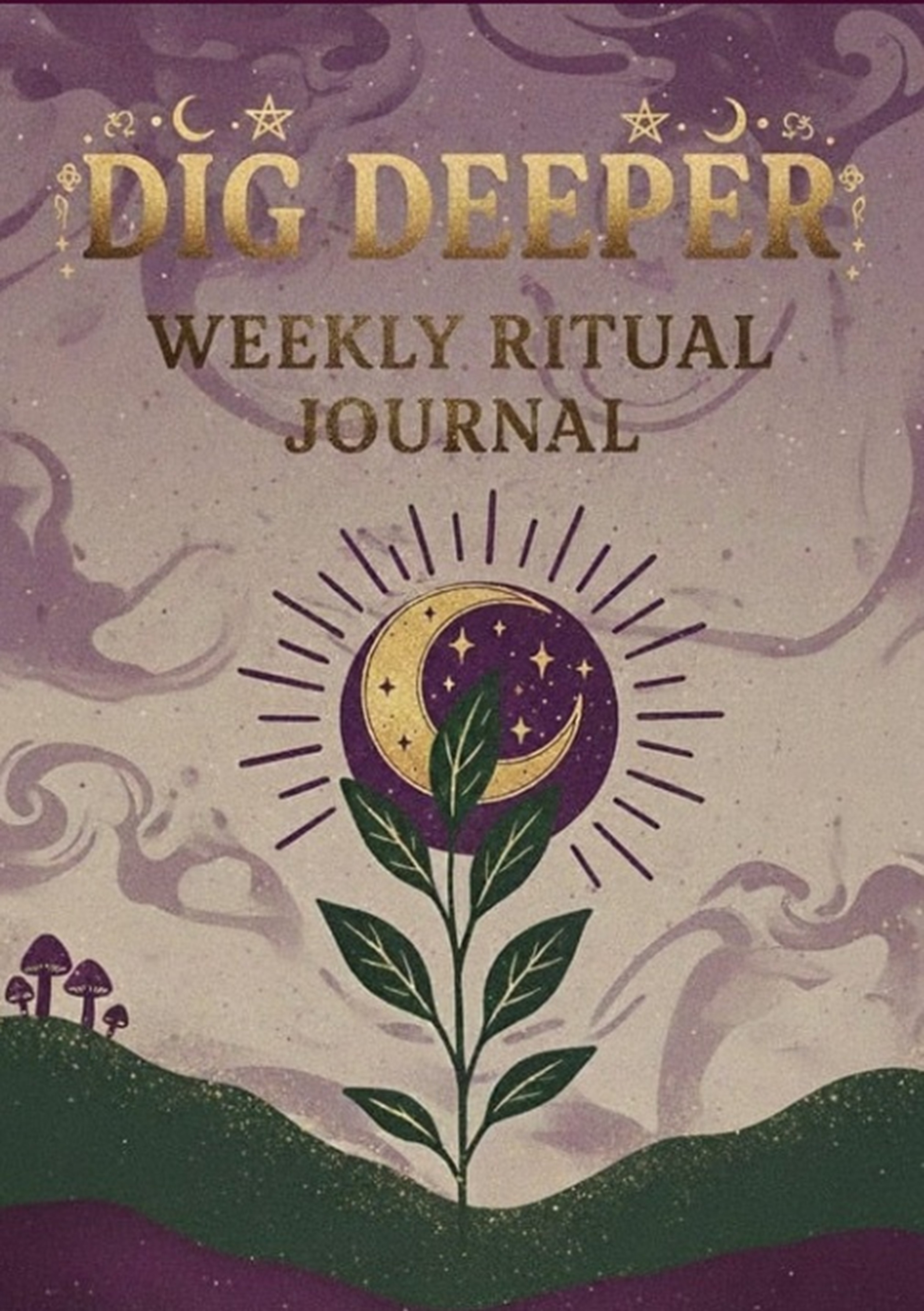 HARDBACK Dig Deeper Weekly Ritual Journal- A Year of Shadow Work, Somatic Practices, and Emotional Repair